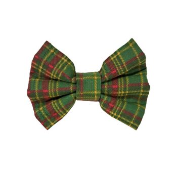 Zöld Kockás pamut csokornyakkendő, ROZIneked