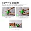 Nina Ottosson Dog Snuffle N' Treat Ball logikai játék (2. szint)
