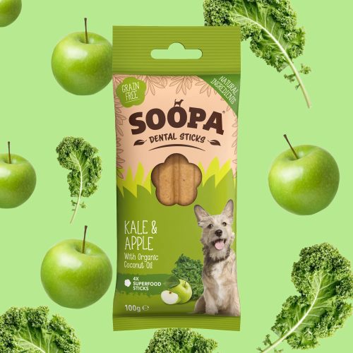 SOOPA Dental Sticks - fodros kellel és almával 100g