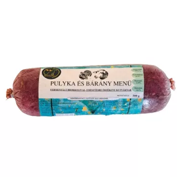   Pulyka és Bárány menü fermentált brokkolival 500g, Special Dog Food