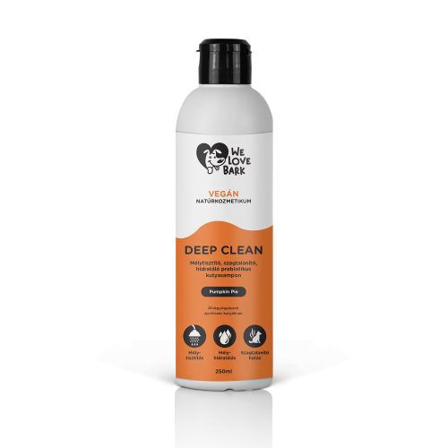 We Love Bark - Deep Clean prebiotikus sampon 250ml (Pumpkin pie) 