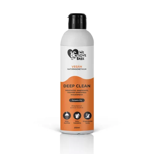 We Love Bark - Deep Clean prebiotikus sampon 250ml (Pumpkin pie) 