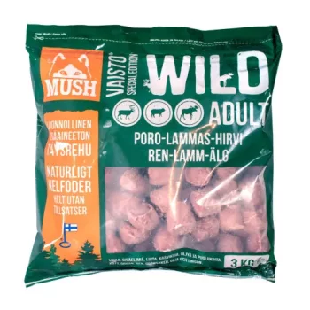   Mush Wild Rénszarvas-Bárány-Jávorszarvas 3kg, Farkaskonyha