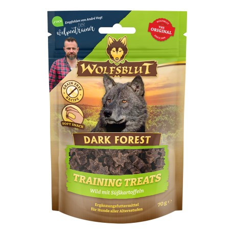 Wolfsblut Dark Forest Training Treats - Vad édesburgonyával 70g