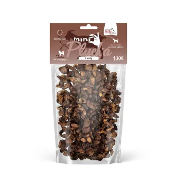   Syta Micha - Tréning snack Szárított Mini Kecsketüdő 100g