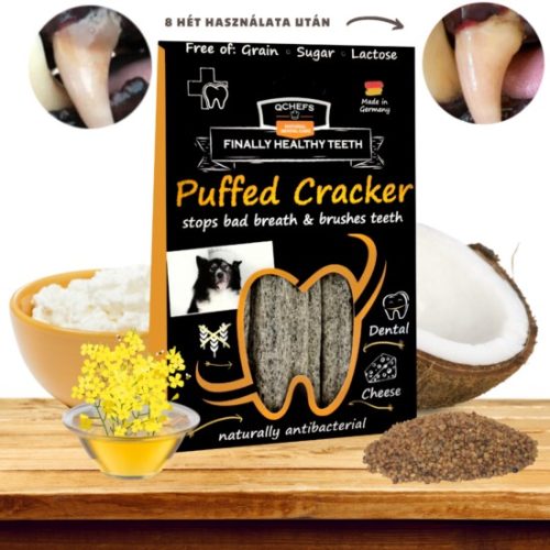 Qchefs Puffed Cracker - Természetes fogtisztító stick