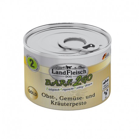 LandFleisch BARF2GO Zöldség-Gyümölcs Pesto - Arany