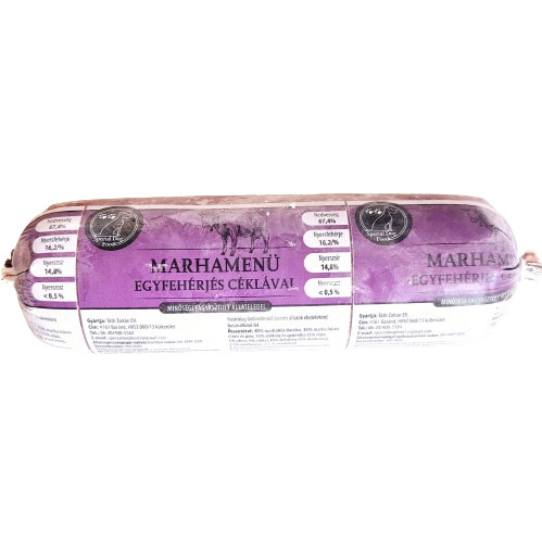 Marha menü céklával 500g, Special Dog Food