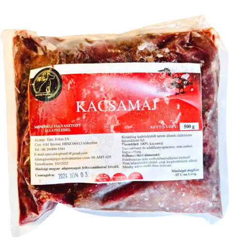 Kacsamáj 500g, Special Dog Food