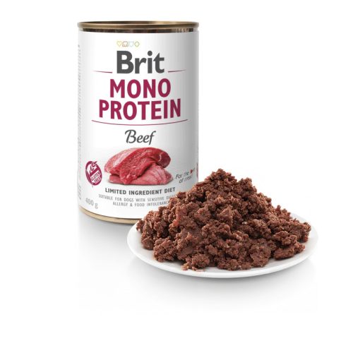 Brit Mono Protein - Marha rízzsel 400g