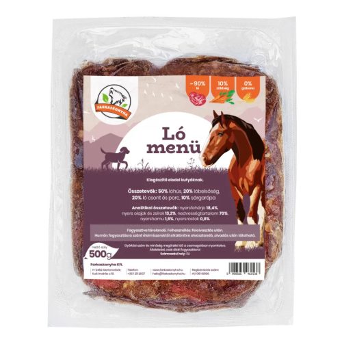 Ló Menü 500g, Farkaskonyha