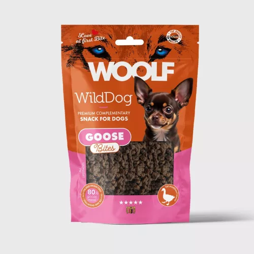 WOOLF WildDog Bites – Puha libahúsos falatok 100g