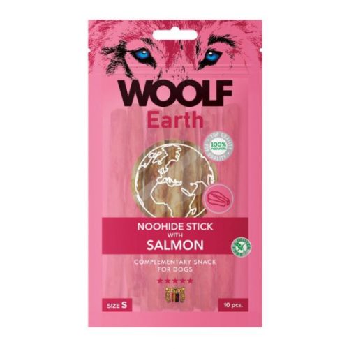 Woolf Earth Noohide Kollagénes rúd lazaccal S