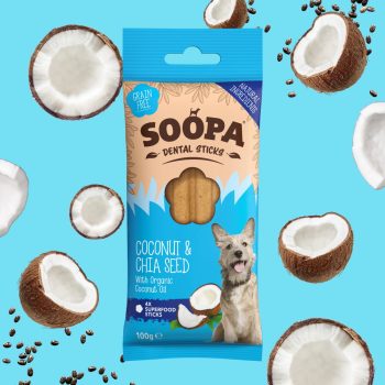 SOOPA Dental Sticks - kókusszal és chia maggal 100g