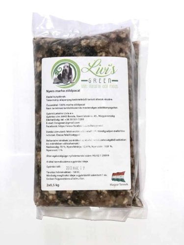 Marha zöldpacal 1kg, Livi's green