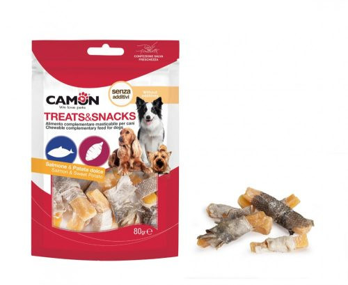 Camon Édesburgonya lazacbőrrel tekerve 80g