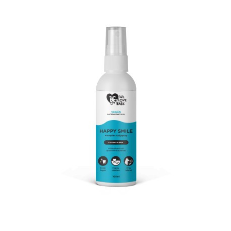 We Love Bark - Happy Smile prebiotikus szájspray 100ml ( coconut & mint)