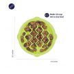 Kitty Slow Feeder - Evéslassító tál zöld - cica, kistestű kutya
