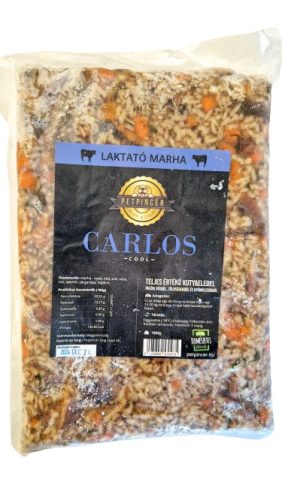 Petpincér - CARLOS COOL - jéghideg Marha 1kg (50% hústartalom)