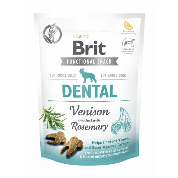 Brit Care Functional Snack DENTAL - Szarvas és rozmaring