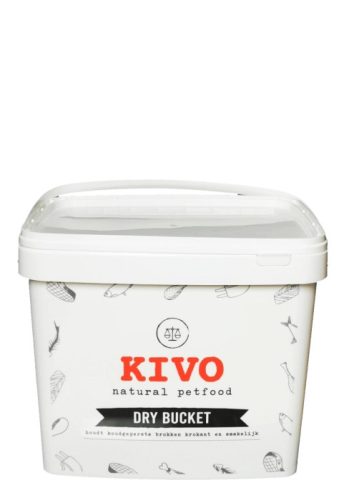 KIVO - Táptartó vödör 14kg kutyatáp számára