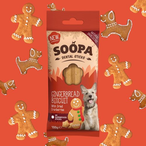 SOOPA Dental Sticks - Mézeskalács keksz 100g