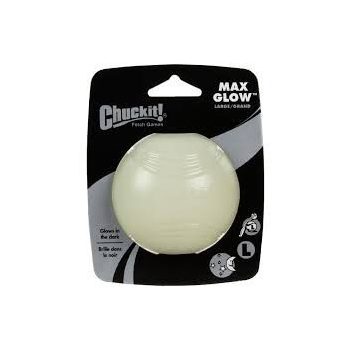 CHUCKIT MAX GLOW FLUORESZKÁLÓ LABDA (L)