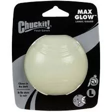 CHUCKIT MAX GLOW FLUORESZKÁLÓ LABDA (L)