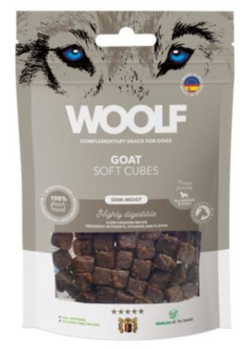 Woolf Főtt monoprotein Kecskehús kockák 100g