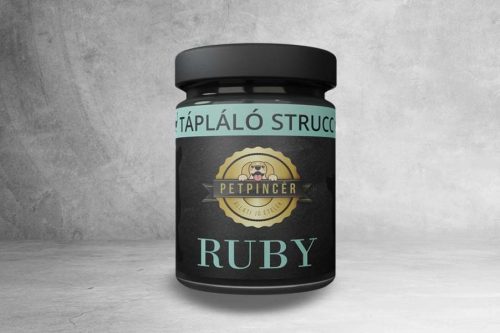 PetPincér főtt eledel - RUBY - Tápláló strucc