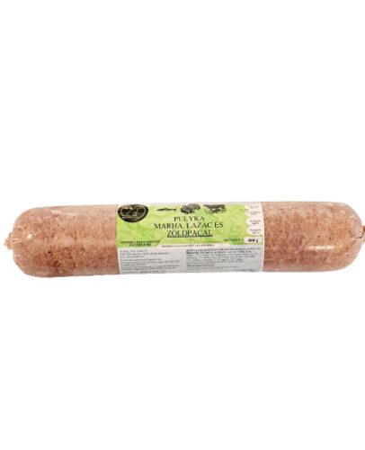 Pulyka-marha-lazac menü zöldpacallal 800g, Special Dog Food