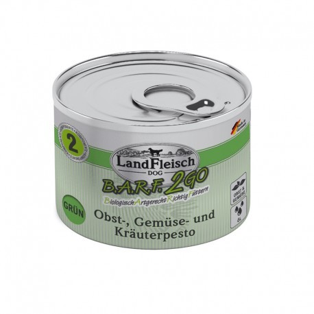 LandFleisch BARF2GO Zöldség-Gyümölcs Pesto - Zöld