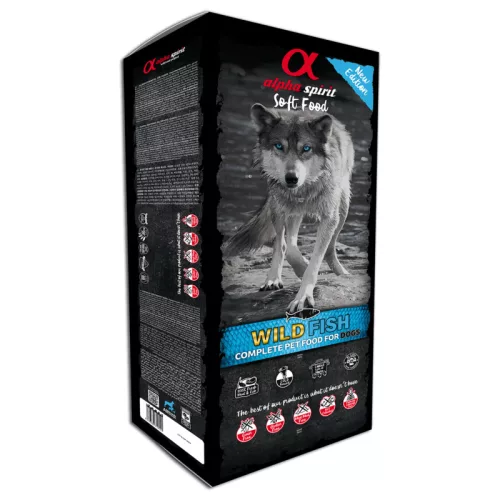 Alpha Spirit - Semi Moist Wild Fish - Félnedves táp 200g