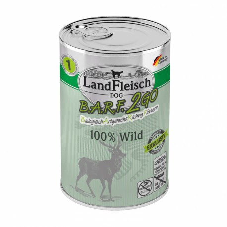 LandFleisch BARF2GO Exkluzív Vad 400g