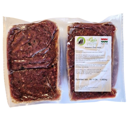 AUTUMN/Őszi menü - Liba, marha és szardella komplett menü 1kg, Livi's green 