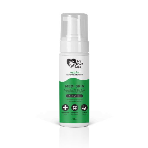 We Love Bark - Medi Skin Gyógyhatású Fül-Bőr-Redő és Szemkörnyék ápoló hab 175ml (Shooting herbs)