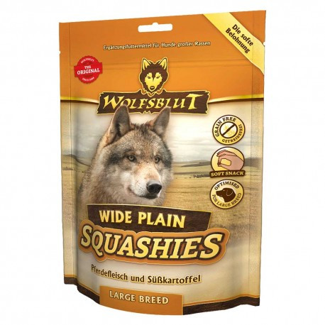 Wolfsblut Wide Plain Squashies Large Breed - Ló édesburgonyával 300g