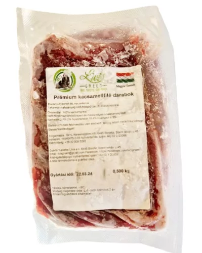 Prémium Kacsamellfilé darabok 500g, Livi's Green