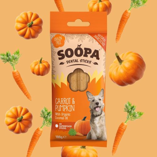 SOOPA Dental Sticks - répával és tökmaggal 100g