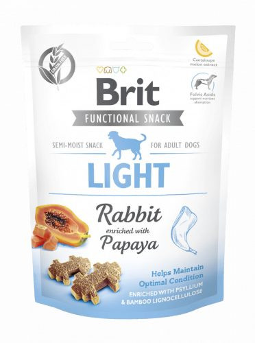 Brit Care Functional Snack LIGHT - Nyúl és Papaja 