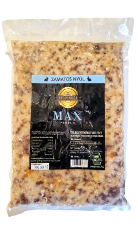 Petpincér - MAX COOL - jéghideg Nyúl 1kg (50% hústartalom)