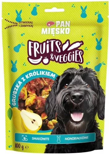 Pan Miesko Fruits and Veggies - Körte nyúllal 100g