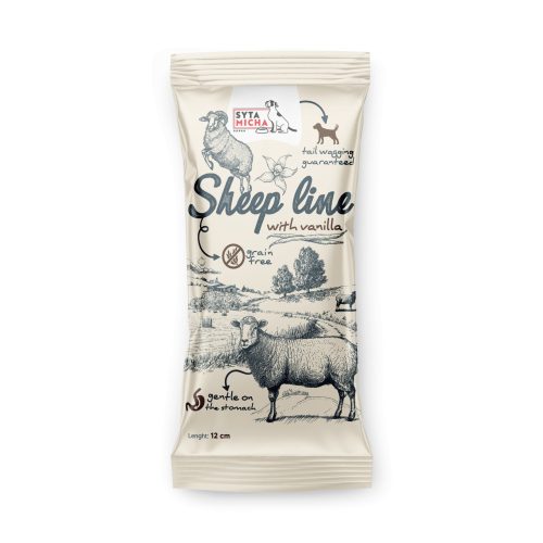 Syta Micha Rágócsont - Sheep Line - Báránybőr vaniliával és almával 12cm