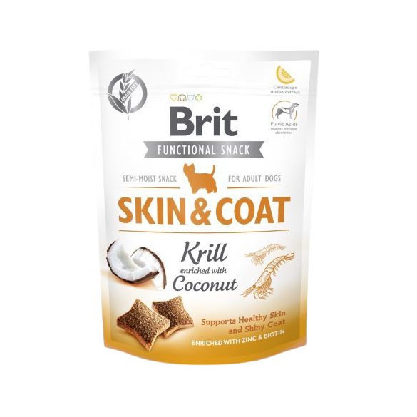 Brit Care Functional Snack SKIN & COAT - Krill és kókusz