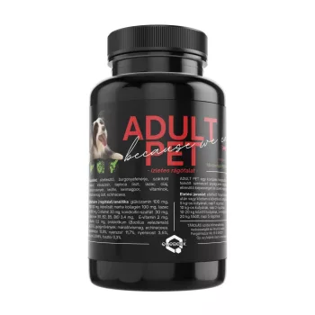   ADULT PET - ízületvédő rágófalat felnőtt kutyáknak 200g, Quebeck