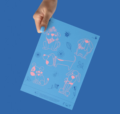 Bag ORGANI - BABY BLUE - Komposztálható, lebomló Kutyajó kakizacsi