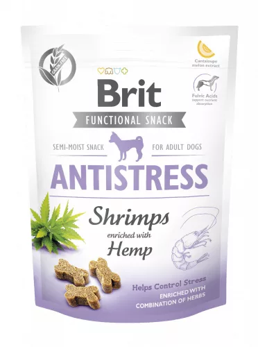 Brit Care Functional Snack ANTISTRESS - Garnéla és kender