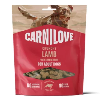 Carnilove Crunchy - Bárány Vörösáfonyával 200g