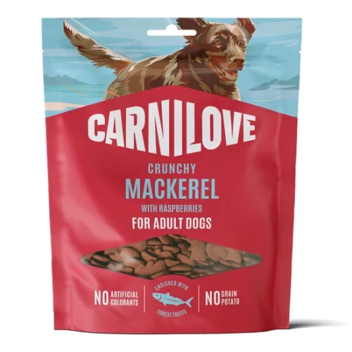 Carnilove Crunchy - Makréla Málnával 200g
