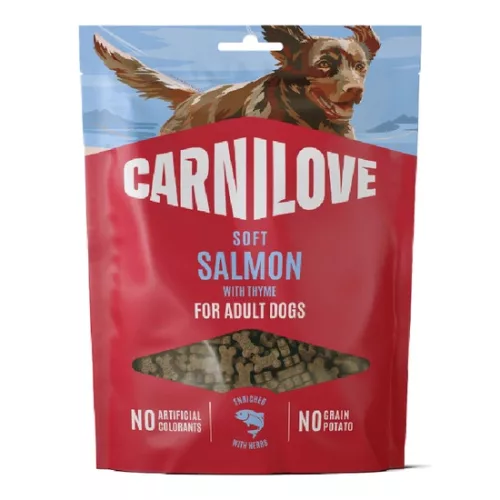 Carnilove Semi moist - Lazac Kakukkfűvel kistestű kutyáknak 200g